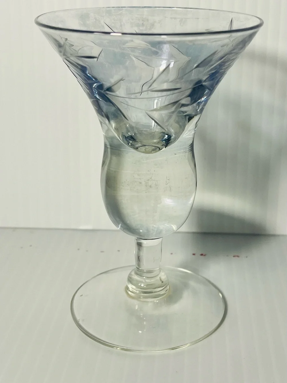 Vintage Stuart Crystal footed Glass